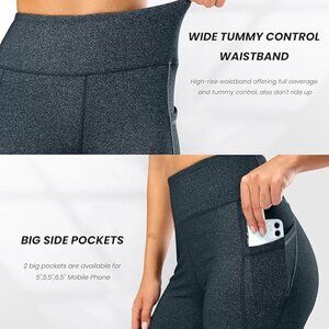 Women's Bootcut Yoga High-Waisted Flare Pants with Pockets size xl 32" inseam